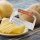 thumbnail image 4 of Cortador De Patatas Arrugadas De Acero Inoxidable, Cortador De Patatas Ondulado Con Mango De Madera Para Zanahorias Y Frutas, 2 Uds. Kearding HA037711-00, 4 of 6