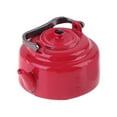 thumbnail image 4 of Lipstore 1/12 Miniature Tea Kettle Life Scene Oranment Pretend Play Kitchen Accessory red, 4 of 8