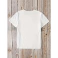 thumbnail image 3 of T-Shirt Imprimé Papillon pour Femmes - Manches Courtes, Col Rond, Haut en Coton Décontracté pour Printemps & Été, Vêtements, 3 of 7