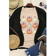 thumbnail image 7 of Women's Black Halloween Ghost Pumpkin Graphic T-Shirt | [ZhiHiMeRi] | (US 20-22)2XL, 7 of 7