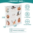 thumbnail image 3 of FORMRS 3 Ring Binder 1.5 inch with Pockets Set of 2 Clip Board 200 Sheets Capacity, Orange Magical Halloween, 3 of 8