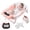 Pink, variant on Doulami Collapsible Baby Bathtub for Infants Baby Tubs for Newborns with Cushion and Thermometer, 0-36 Month(Gray)