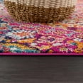 thumbnail image 5 of Hauteloom New Marlbora Oriental Bohemian Living Room Bedroom Area Rug - Vintage Medallion Look - Floral Boho Carpet - Bright Colorful - Purple, Red, Orange, Pink - 6'7" x 9', 5 of 6