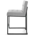 thumbnail image 3 of Counter Stool Chair, Fabric, Metal Steel, Black Grey Gray, Modern Contemporary Urban Design, Bar Pub Cafe Bistro Hotel Restaurant Hospitality, 3 of 8