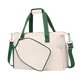 thumbnail image 3 of Bolsa para raqueta de pickleball Bolsa de pickleball Bolso de mano con correa para el hombro Bolsa de transporte con Blanco verde, 3 of 9