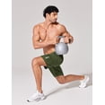 thumbnail image 5 of COOFANDY Mens Athletic Running Shorts 9" Lightweight Quick Dry Drawstring Mesh Gym Shorts with Zipper Pockets, 5 of 6