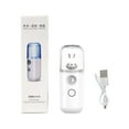 thumbnail image 3 of Awwp White 1*Facial Steamer 1*Usb Cable Gifts for Women Easy Care Sunshine 15S Heated Mini Travel Steamer Cordless Easy Care Sunshine Mini Travel Steamer Battery Operated Fabric Steam for the Home, 3 of 7