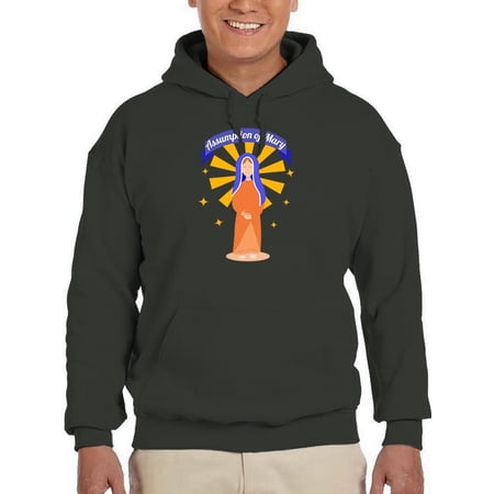 Happy Assumption Of Banner Hoodie Men -Image by Shutterstock Male Large