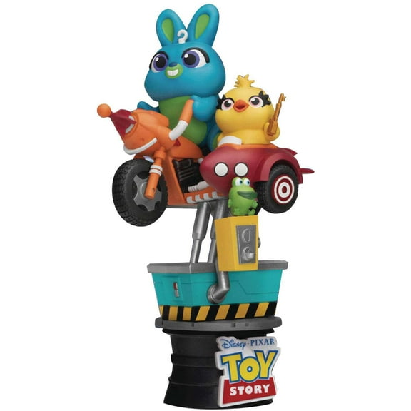 Pixar D-Stage Bunny & Ducky Coin Ride Diorama Statue