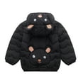 thumbnail image 2 of Winter Jacket Girls Toddler Puffer Jackets Unisex Winter Coats Lightweight Zip up Ear Hooded Boys Girls Quilted Outwear, 2 of 6