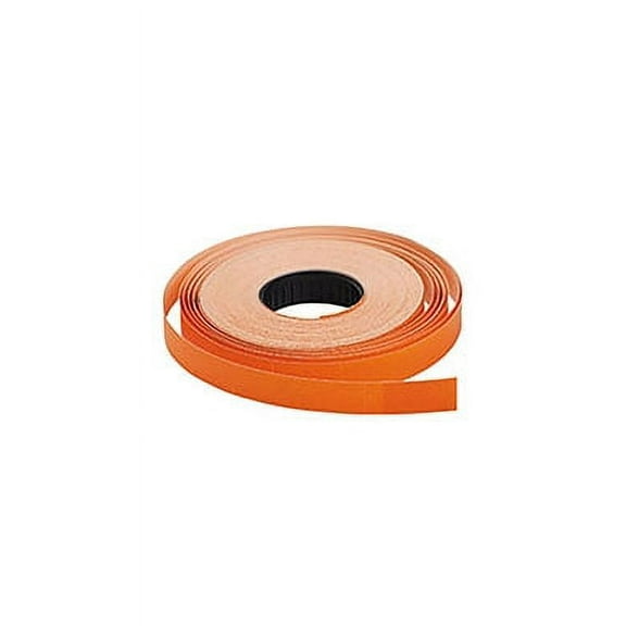 Orange SSW 1-Line Pricing Gun Labels 3/4"W x 3/8"H -1000 labels per roll
