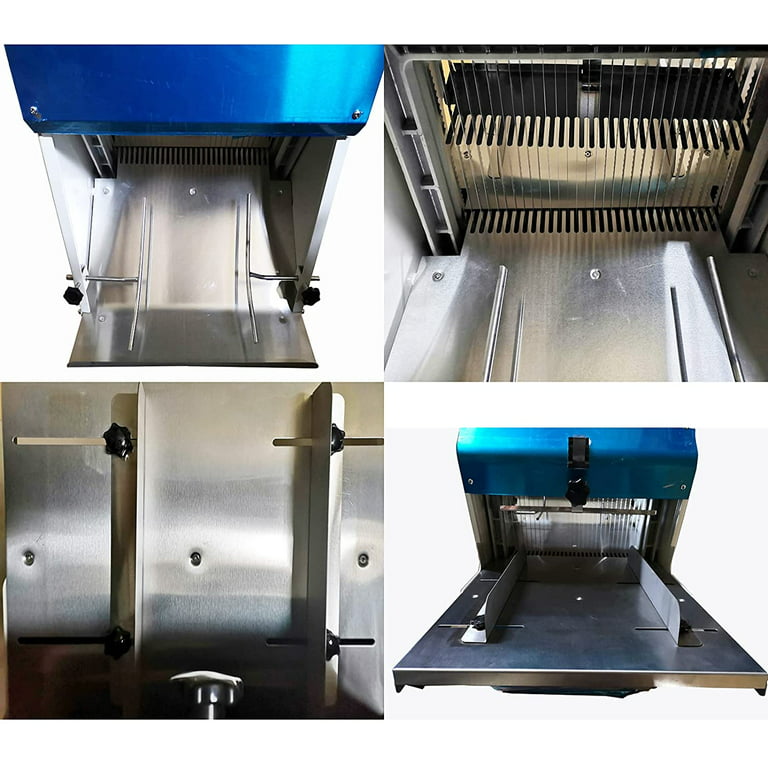 PreAsion Commercial Electric Bread Slicer Machine Food Slicer Machine for  Bread Cheese Ham 1.2cm Thickness 110V