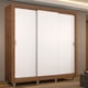 thumbnail image 2 of Ropero Closet Madesa Mônaco 3 Puertas Corredizas con Pies Marrón, 2 of 9