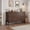 Brown, variant on EastVita Modern Black Wooden Storage Dresser Chest with 7 Ample Drawers For Living Room and Bedroom