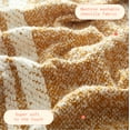 thumbnail image 5 of Beautiful Yellow Cozy Chenille Throw by Drew Barrymore, 5 of 6