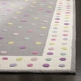 thumbnail image 3 of SAFAVIEH Kids Fredrick Polka Dots Wool Runner Rug, Grey/Multi, 2'6" x 8', 3 of 7