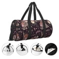 thumbnail image 3 of Balery Romantic Paris Bolsa de Gimnasio para Mujeres y Hombres, Bolsa de Viaje Impermeable, Bolsa de Fin de Semana con Compartimento para Zapatos y Bolsillo Húmedo, 3 of 6