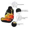 thumbnail image 6 of Yiaed Vibrant Color Splash Print Car Seat Covers,Universal Auto Seats Protector Fits for Car,SUV Sedan,Truck,Automotive Seat Covers & Accessories-2 PCS, 6 of 9