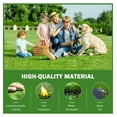 thumbnail image 5 of 3Pack Artificial Grass 3.3FTx10FT - Realistic Synthetic Turf Rug for Outdoor Indoor, Pet & Garden Lawn, Drainage Holes, UV & Weather Resistant Green + Polypropylene, 5 of 9