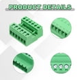 thumbnail image 4 of 10PCS 6-Pin PCB Mount Screw Terminal Block Connector 5.08mm/0.2inch Pitch, 4 of 5