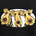 thumbnail image 3 of CafePress - Airedale Terrier Lover Pajamas - Women's Short Sleeve Print T-Shirt and Pants Dark Cotton Pajama Set, 3 of 7