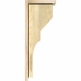 thumbnail image 3 of 8"W x 10"D x 26"H Monterey Rough Sawn Corbel w/Backplate, Douglas Fir, 3 of 9