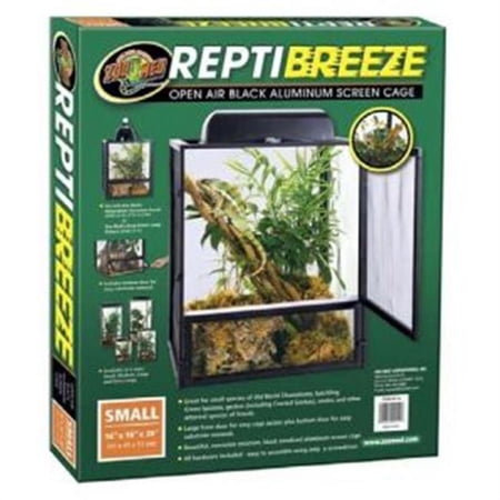 Zoo Med Labs 850-09112 Zoo Med NT-12 ReptiBreeze Alum. Screen cage 18x18x36in
