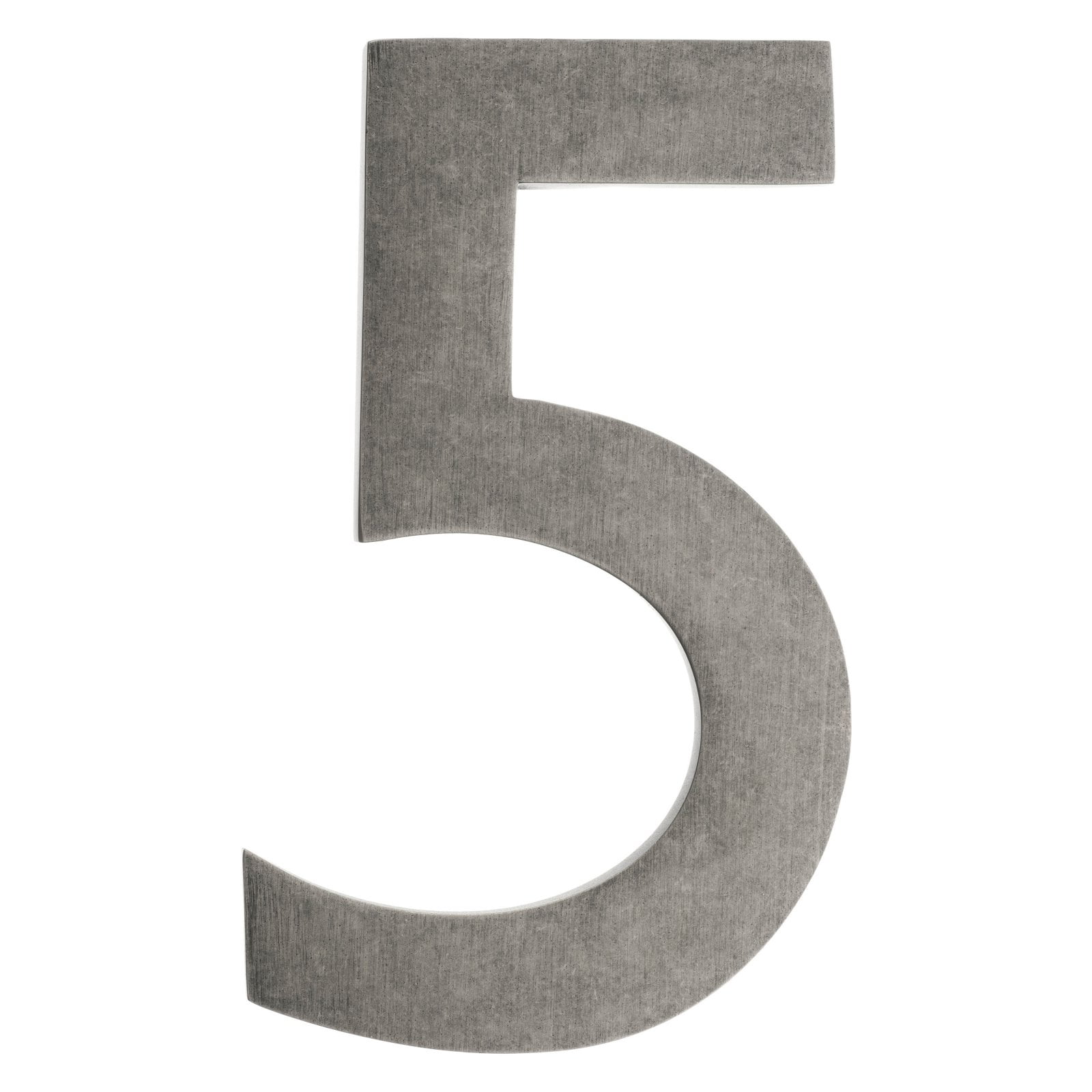Architectural Mailboxes 3585B-5 Floating House Number 5, Black - 5 in.