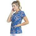 thumbnail image 7 of Dickies EDS Medical Scrubs Top for Women V-Neck DK656, S, Bright Like A Daisy, 7 of 7