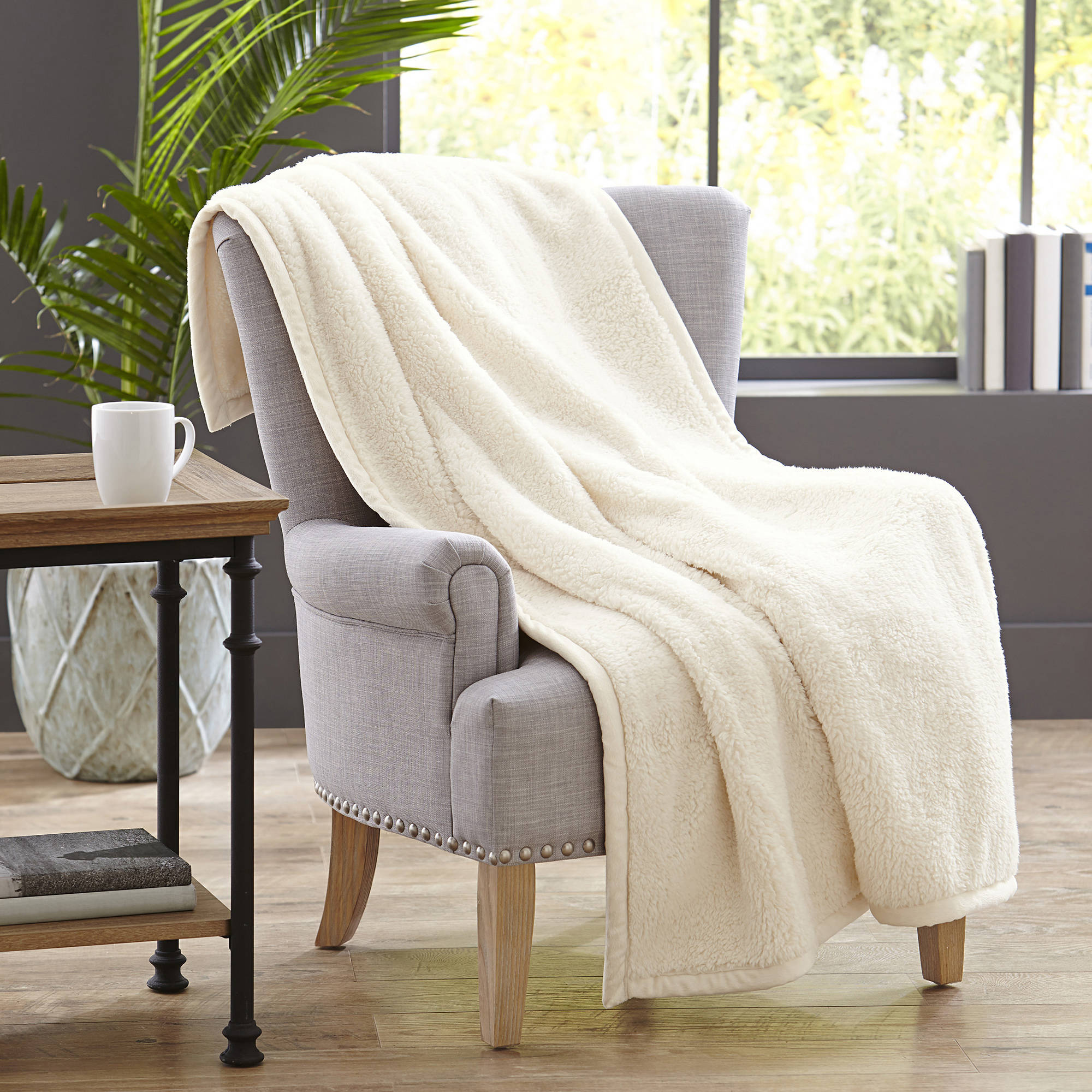 Better Homes & Gardens Sherpa Throw Blanket, 1 Each - Walmart.com - Walmart.com