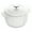 White, variant on Staub Cast Iron Petite French Oven, Dutch Oven, 1.5-quart, serves 2, Made in France, Pure White