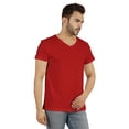 thumbnail image 3 of Inkmeso V Neck T-Shirt Mens Basic Shirts Casual Cotton Short Sleeve Tee Shirts, 3 of 7