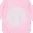 thumbnail image 3 of Inktastic Distressed Baseball in White Toddler Sweatshirt, 3 of 4