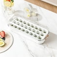 thumbnail image 4 of Ice Maker Tray with Storage Bin, One-Click Release Ice Mold, Portable Ice Box for Drinks, 1-Pack, 4 of 6