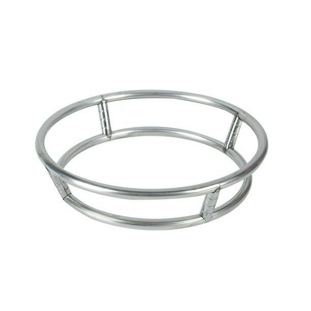 Advancent Wok Ring Universal Doble Capa Woks Stand Aislamiento Térmico Estante Soportes para ollas Utensilios de cocina Cafeterías Cafés Cocina y Comedor como se muestra 1