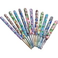 thumbnail image 1 of Crochet Hook Set Forest, Pretty Crochet Hook With Long Ergonomic Clay Handle, 1 of 5