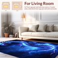 thumbnail image 2 of Ultra Soft Area Rug, Vibrant Cosmic Dragon Imagery, Non Slip, Stain Resistant, Washable Area Rugs for Living Room, Bedroom(Blue, 2X3), 2 of 8