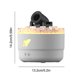 thumbnail image 4 of Torreta Cañón Aromaterapia Humidificador Volcánico Crack Light Cannons Humidifier 2 Modos Temporizador Y Auto para La Oficina Del en Casa, 4 of 9