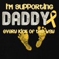 thumbnail image 2 of CafePress - Supporting Daddy Every Kick O Maternity Dark T Shi - Maternity Dark T-Shirt, 2 of 3