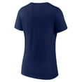 thumbnail image 3 of Women's Fanatics Navy Columbus Blue Jackets V-Neck T-Shirt, 3 of 3