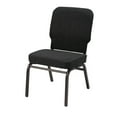 thumbnail image 1 of Pemberly Row Big and Tall Armless Guest Chair - Tested for 500 lbs Black, 1 of 1