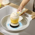 thumbnail image 1 of Cepillo de limpieza eléctrico | Recargable | 4 cabezales reemplazables | Potente motor | Batería de 1200 mAh | Resistente al agua | Ideal para baño, cocina, suelo, azulejos, lechada | Amarillo |, 1 of 7