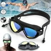 Clear Mirror Swimming Goggles Anti-UV Anti-Fog Swim Glasses For Adult Men Women
