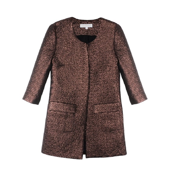 Ariana Rockefeller Stephanie Brocade 3/4 Sleeve Evening Jacket