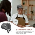 thumbnail image 3 of PBPBOX 2Pcs Unisex Chef Hat with Cotton Material Comfortable Kitchen Cooking Hat for Chefs, 3 of 5