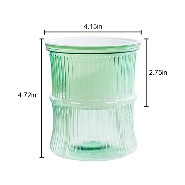 Yhmxh Home Decor Self-absorbing Lazy Transparent Water Storage Mess Cultivation Small Potted Flower Pots, Indoor Living Room Desktop Water Storage Mess Cultivation Plastic Flowe Plastic Storage Box