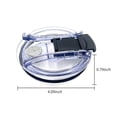 thumbnail image 3 of 40oz Tumbler Lid with Handle and Straw, Leak-Proof Acrylic Replacement Cup Cover for Stanley Seal Accessories, Dual Flip-Top & Straw Design, Reusable Water Cup Lid, 3 of 8