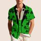 thumbnail image 5 of Ceisia St. Patrick's Day Men's Unisex Hawaiian Shirt | Summer Beach Casual Short Sleeve Button Down Gift Printed Top, 5 of 9