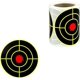thumbnail image 1 of Rollo de pegatinas de objetivo para salpicaduras de tiro, 200 piezas, práctica de tiro, entrenamiento, salpicaduras, papel de destino, 3 pulgadas, 1 of 5