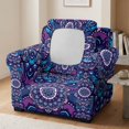 thumbnail image 3 of CHAQLIN Mandala Pattern Couch Covers 2 Piece Individual Cushion Cover Elastane Armchair Covers Set with Washable for Living Room, 3 of 8